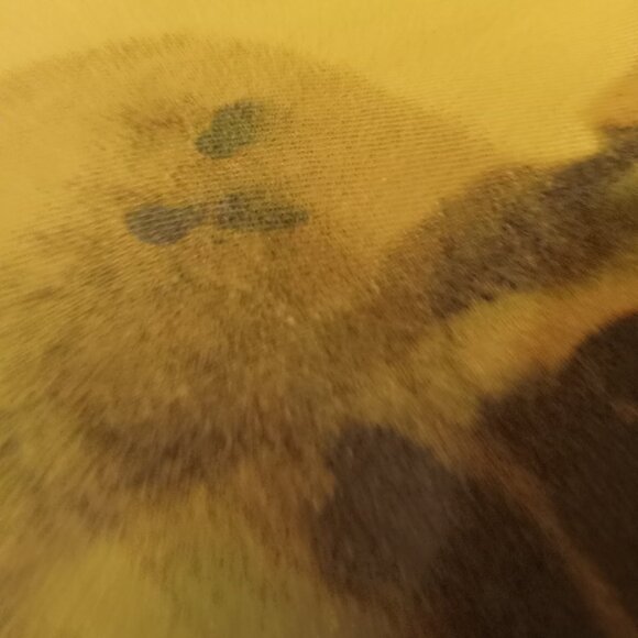 Vjntage Mens XL Yellow Cute Puppy Dog Shirt as seen in the movie The Hangover - Picture 4 of 6